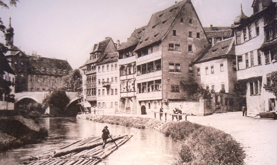Bamberg: Gerberhäuser am Ludwig-Kanal