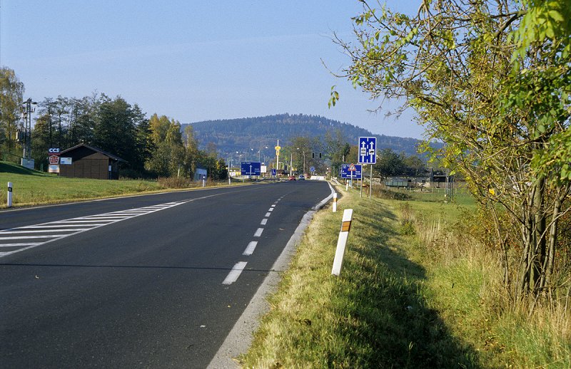 Grenzübergang Böhmen - Sachsen bei Schönberg
