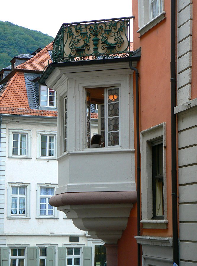 Erker in der Heidelberger Altstadt