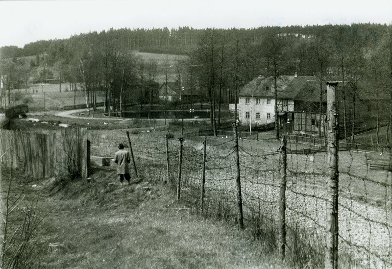 Geteiltes Dorf Mödlareuth 1956