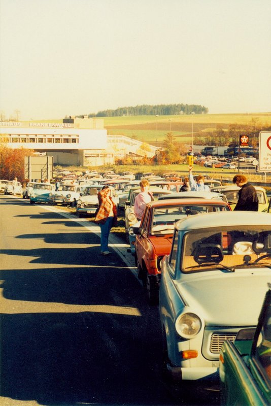 Grenzöffnung durch die DDR im November 1989