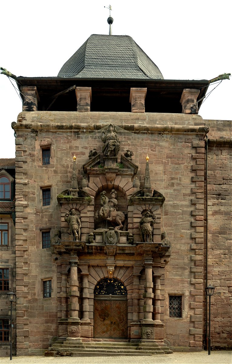 Christiansportal der Plassenburg in Kulmbach