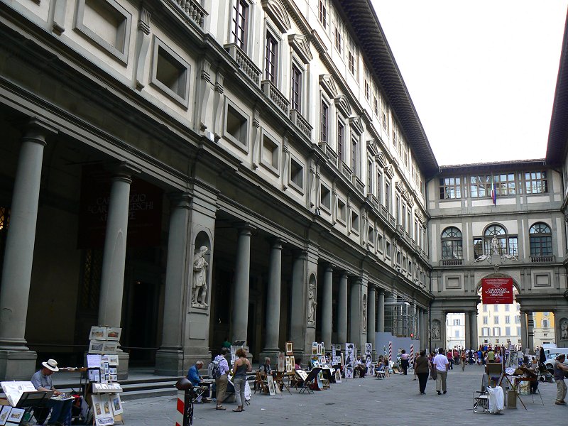 Die Uffizien in Florenz