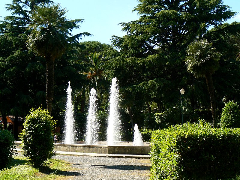 Springbrunnen im Park