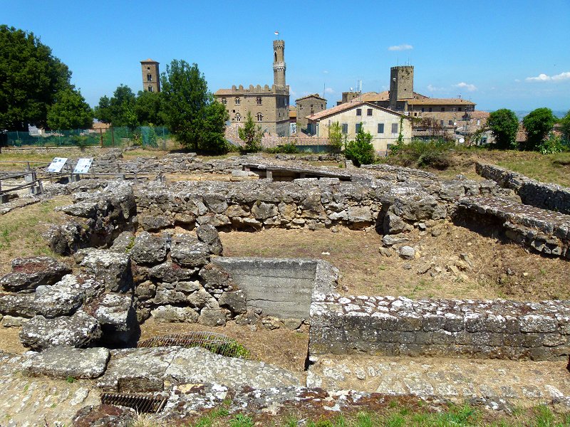 Ausgrabungen etruskischer Überreste