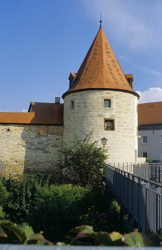 Weienburg - Stadtmauer mit Wachturm