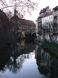 Die Regnitz in der Bamberger Altstadt