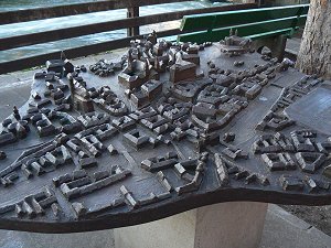 Reliefdarstellung der Altstadt
