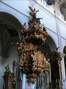 Kanzel der Klosterkirche St. Michael in Bamberg