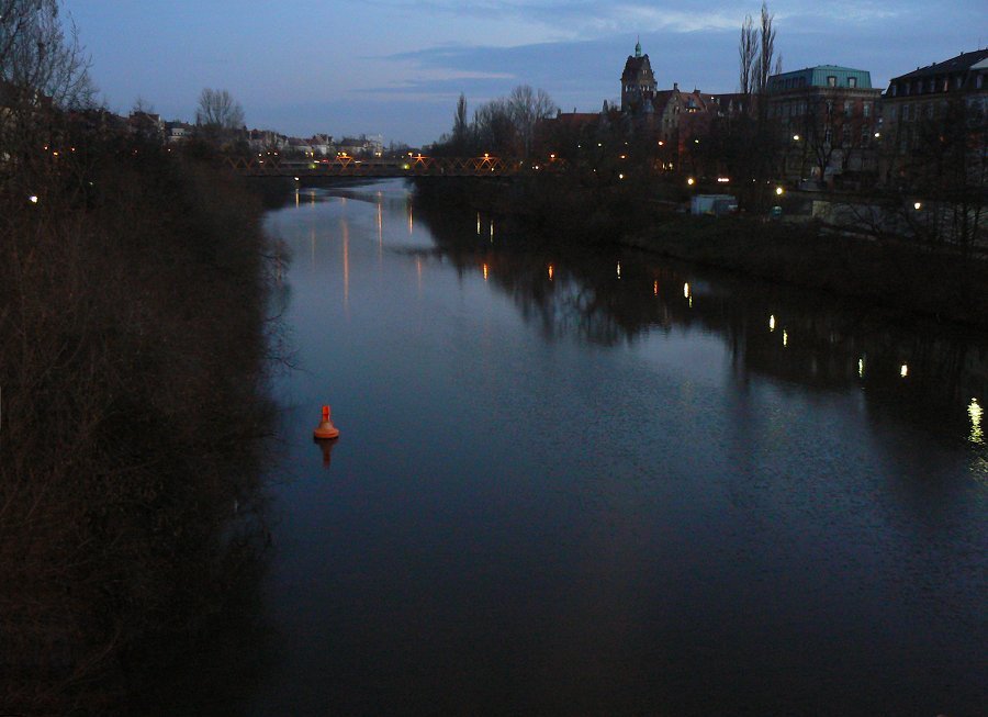 Bamberg - Die Regnitz bildet den Main-Donau-Kanal