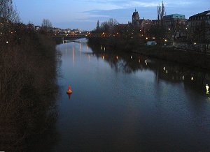 Die Regnitz in Bamberg