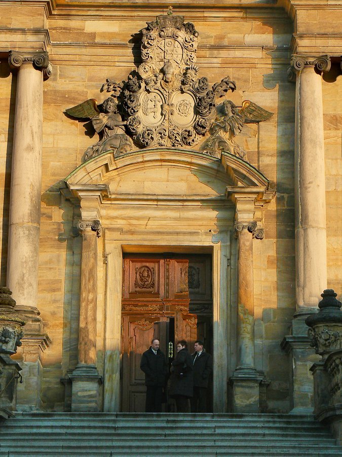 Portal der Klosterkirche St. Michael in Bamberg