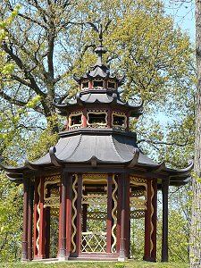 Eremitage, Schneckenberg, Chinesischer Pavillon