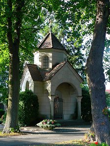 Die Grabstätte von Franz Liszt in Bayreuth