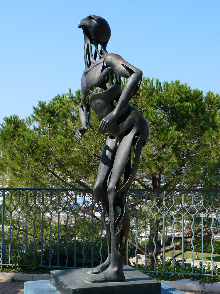 Skulpturen an der Strandpromenade