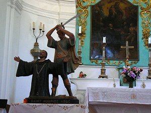 St-Hospice, lokaler Heiliger der Cote d'Azur