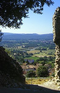 Blick von der Burgruine
