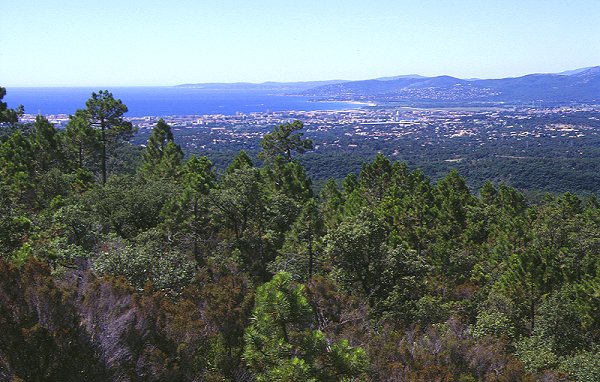 Blick auf Frejus und Saint-Raphael