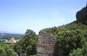 Montagne de Roquebrune bei der Kapellen-Ruine Notre-Dame de la Roquette