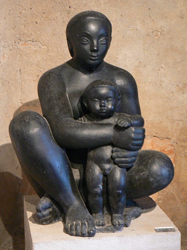 Villefranche-sur-Mer - Skulptur im Antoniucci Volti Museum in der Citadelle Saint-Elme