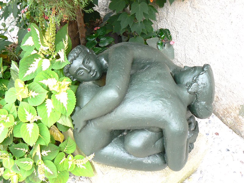 Villefranche-sur-Mer - Skulptur im Antoniucci Volti Museum in der Citadelle Saint-Elme