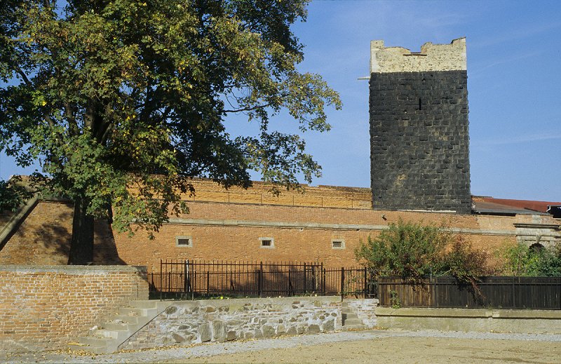 Cheb - Egerer Burg (Kaiserpfalz) - Schwarzer Turm