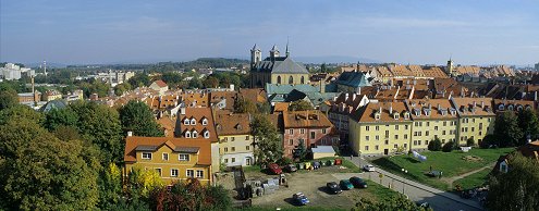 Eger Aussicht vom Schwarzen Turm