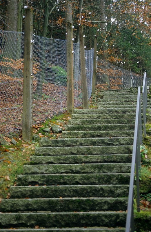 KZ Flossenbürg: Elektrisch gesicherter Lagerzaun