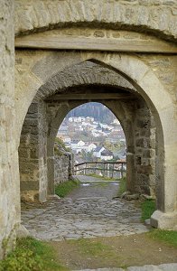 Flossenbürg - Burgruine - Eingang