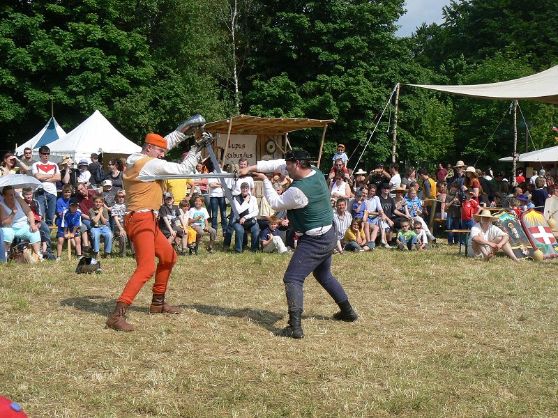 Schwertkampf im Mittelalter