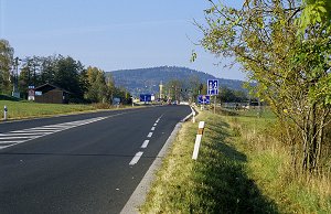 Grenzübergang nach Sachsen bei Schönberg