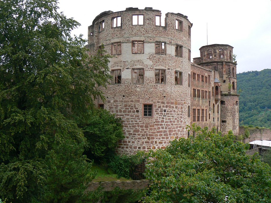 Heidelberger Schlossruine - Apothekerturm