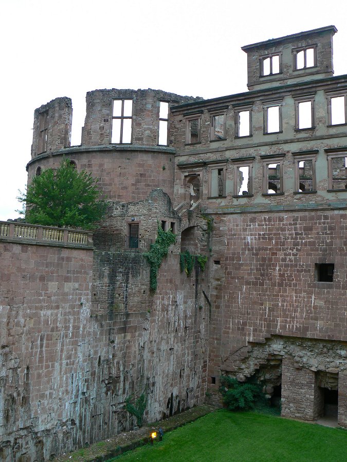 Der Dicke Turm des Heidelberger Schlosses