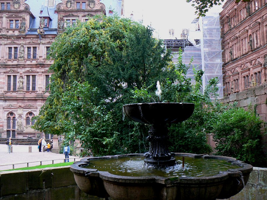 Schlosshof des Heidelberger Schlosses