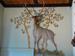 Heidelberger Schloss - Rothirsch