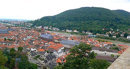 Aussicht vom Heidelberger Schloss