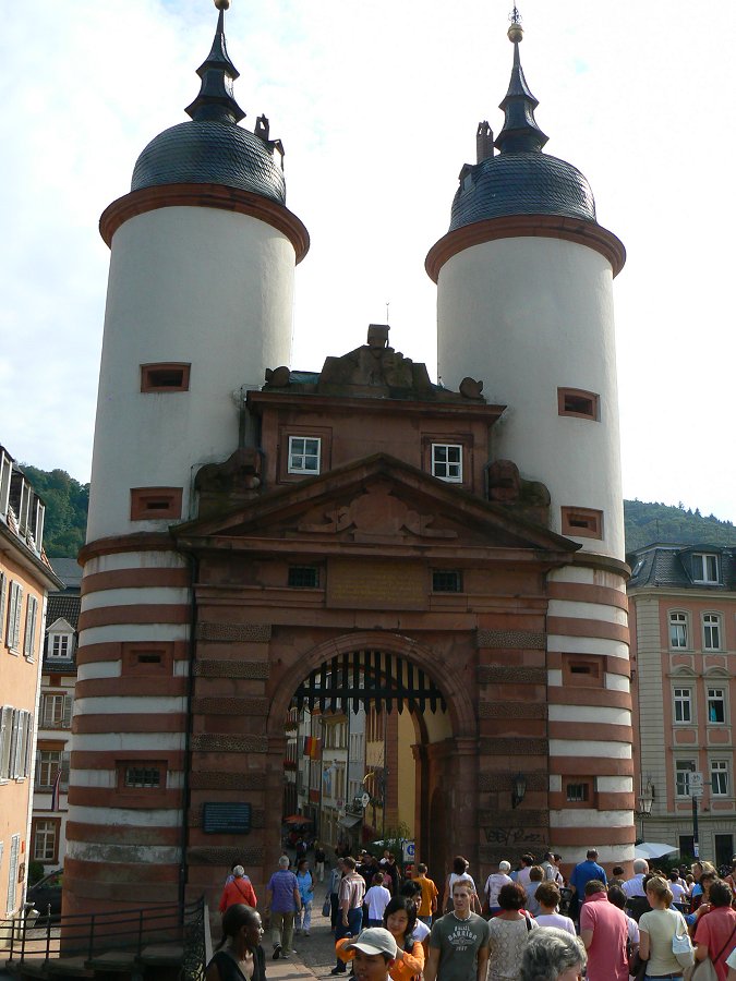 Das Brückentor in Heidelberg