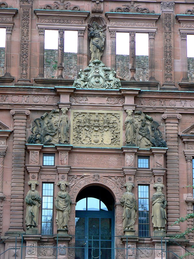 Portal des Ottheinrichsbaus im Heidelberger Schloss