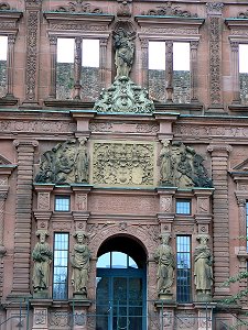 Heidelberger Schloss - Portal des Ottheinrichsbaus