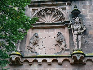 Heidelberger Schloss - Torturm - Wappenschild