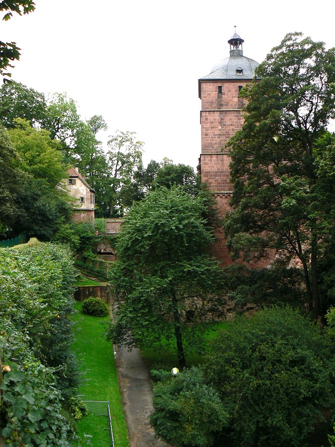 Torturm und Brückenhaus des Heidelberger Schlosses