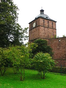Heidelberger Schloss - Torturm (Uhrenturm)