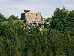 Burgruine Epprechtstein bei Kirchenlamitz im Fichtelgebirge