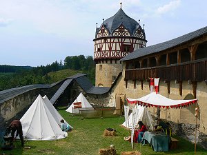 Schloss Burgk an der Saale in Thüringen