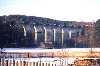 Autobahnbrücke bei Pirk Ende 1989
