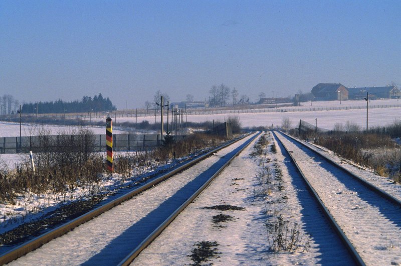 Eisenbahn-Grenzübergang Hof - Gutenfürst
