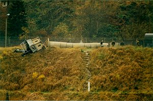 Beobachtungsturm in Blankenstein Herbst 1989