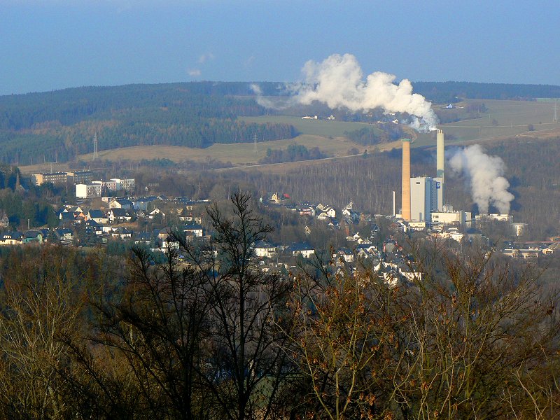 Blankenstein mit seiner Papierfabrik 2009