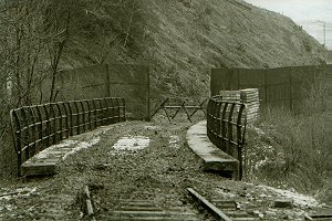 Die unterbrochene Eisenbahnlinie Blechschmidtenhammer - Blankenstein
