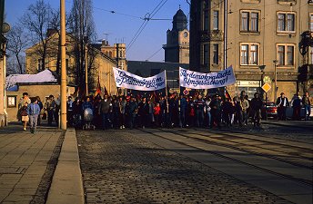 Demo für mehr Demokratie in Plauen